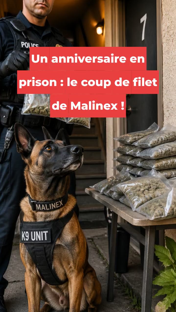 Un anniversaire en prison : le coup de filet de Malinex !