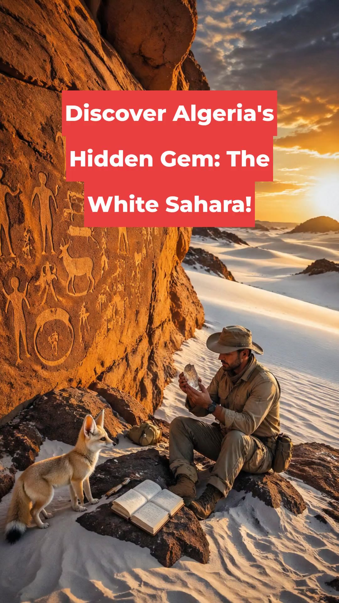 Discover Algeria's Hidden Gem: The White Sahara!