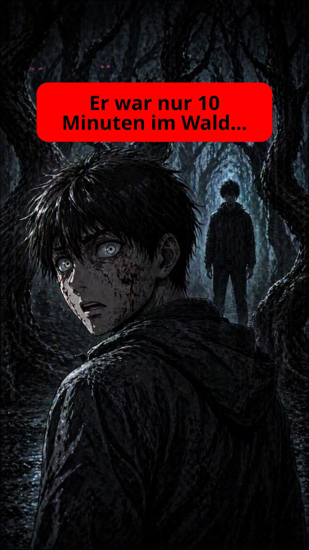 Er war nur 10 Minuten im Wald ...