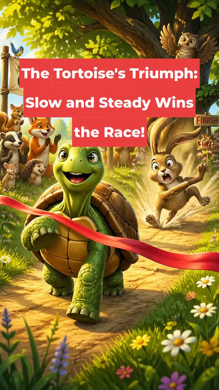 The Tortoise's Triumph: Slow and Steady Wins the Race!