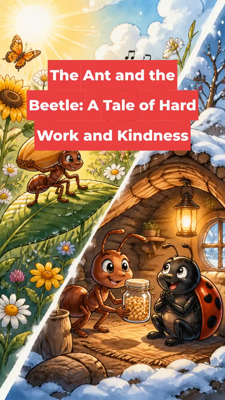 The Ant and the Beetle: A Tale of Hard Work and Kindness
