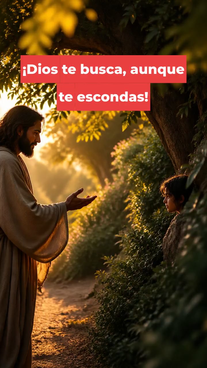 ¡Dios te busca, aunque te escondas!