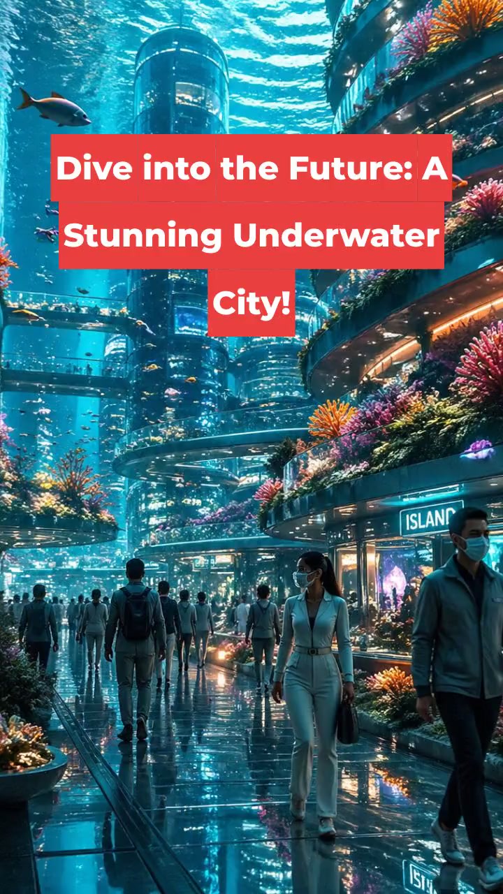 Dive into the Future: A Stunning Underwater City!