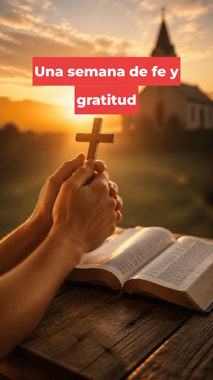 Una semana de fe y gratitud