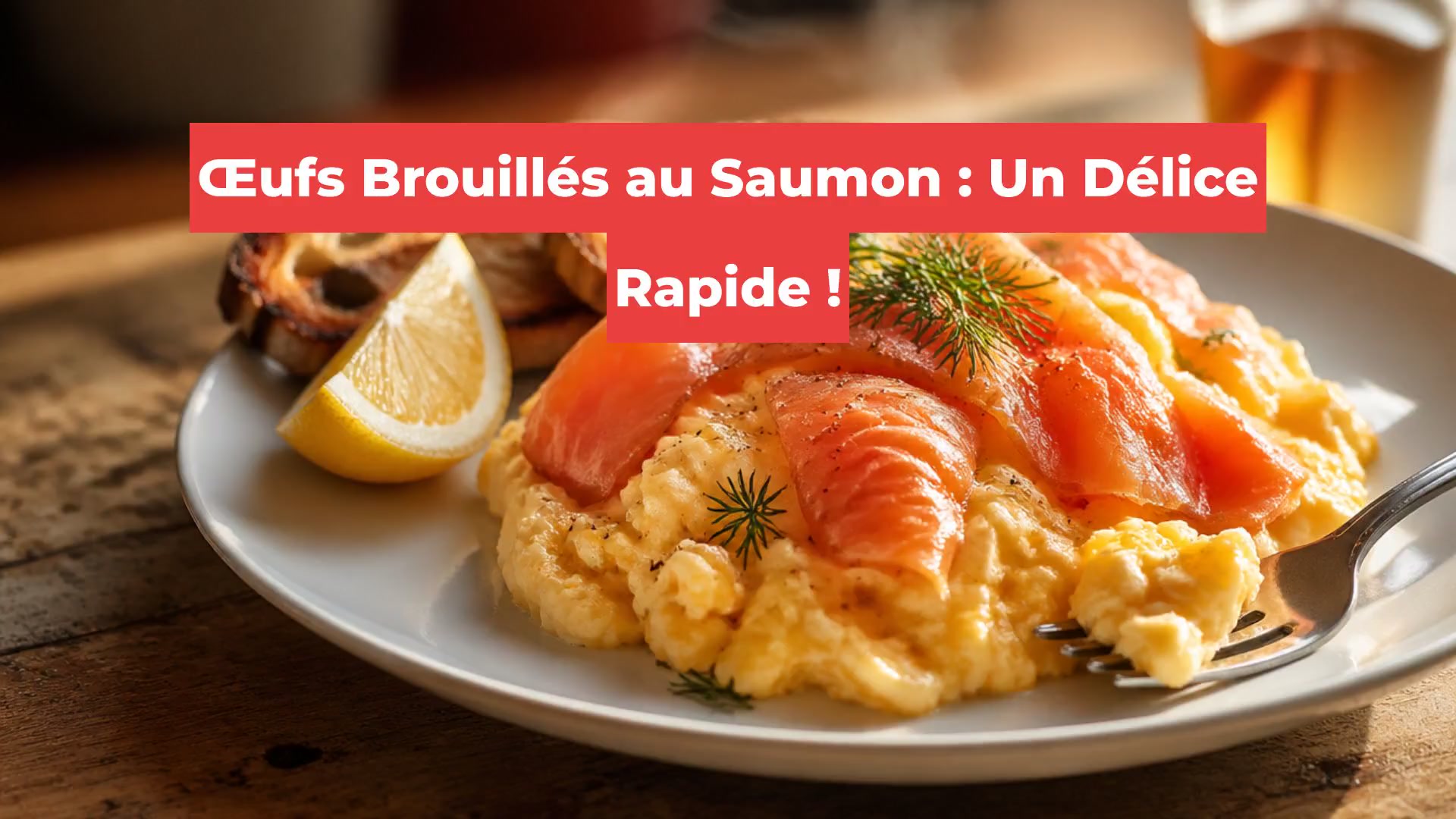 Œufs Brouillés au Saumon : Un Délice Rapide !