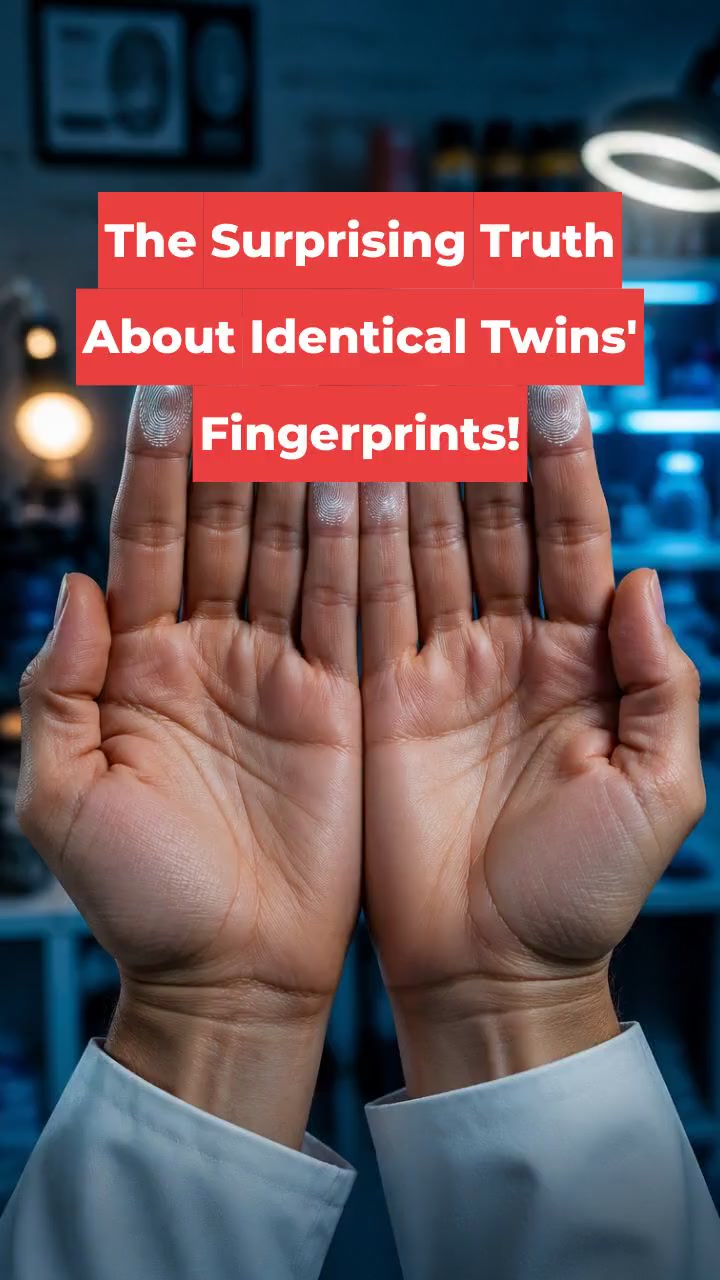 The Surprising Truth About Identical Twins' Fingerprints!