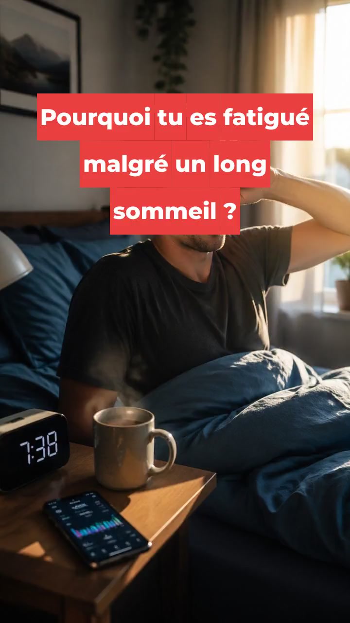 Pourquoi tu es fatigué malgré un long sommeil ?