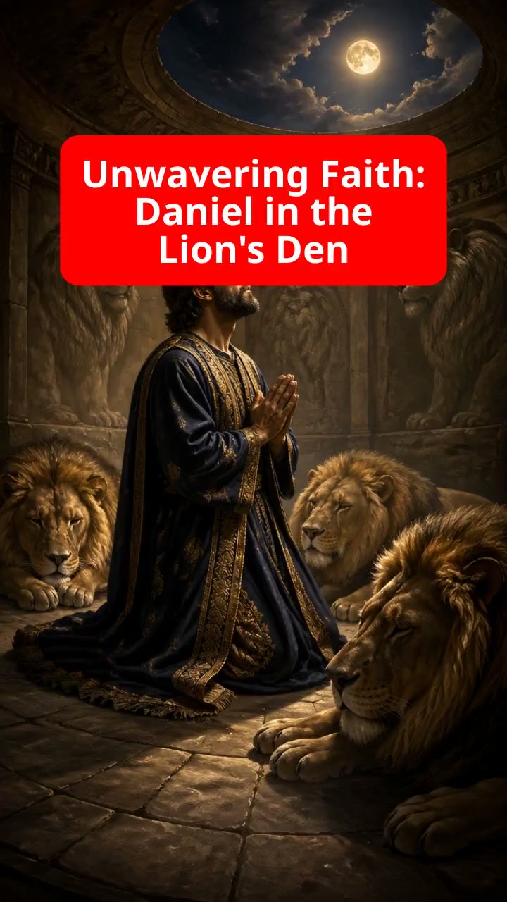 Unwavering Faith: Daniel in the Lion's Den