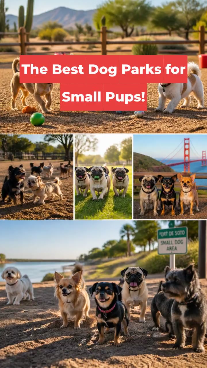 The Best Dog Parks for Small Pups!