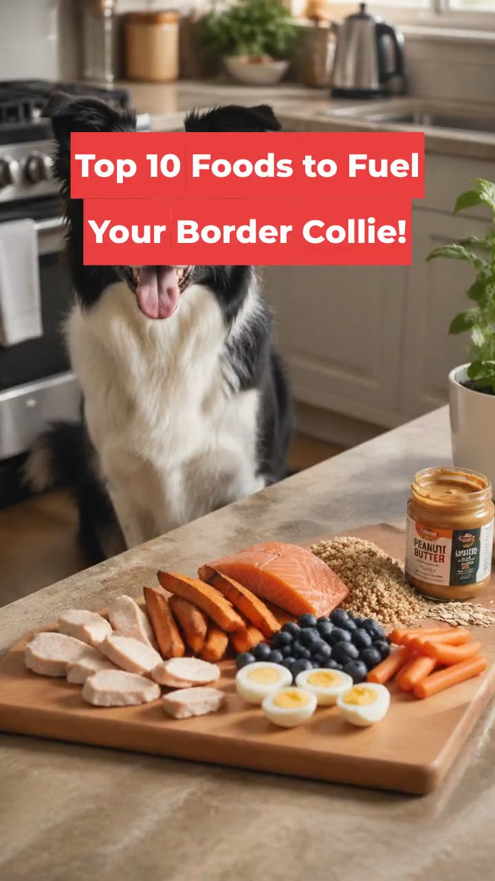 Top 10 Foods to Fuel Your Border Collie!