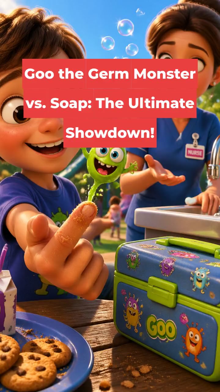 Goo the Germ Monster vs. Soap: The Ultimate Showdown!
