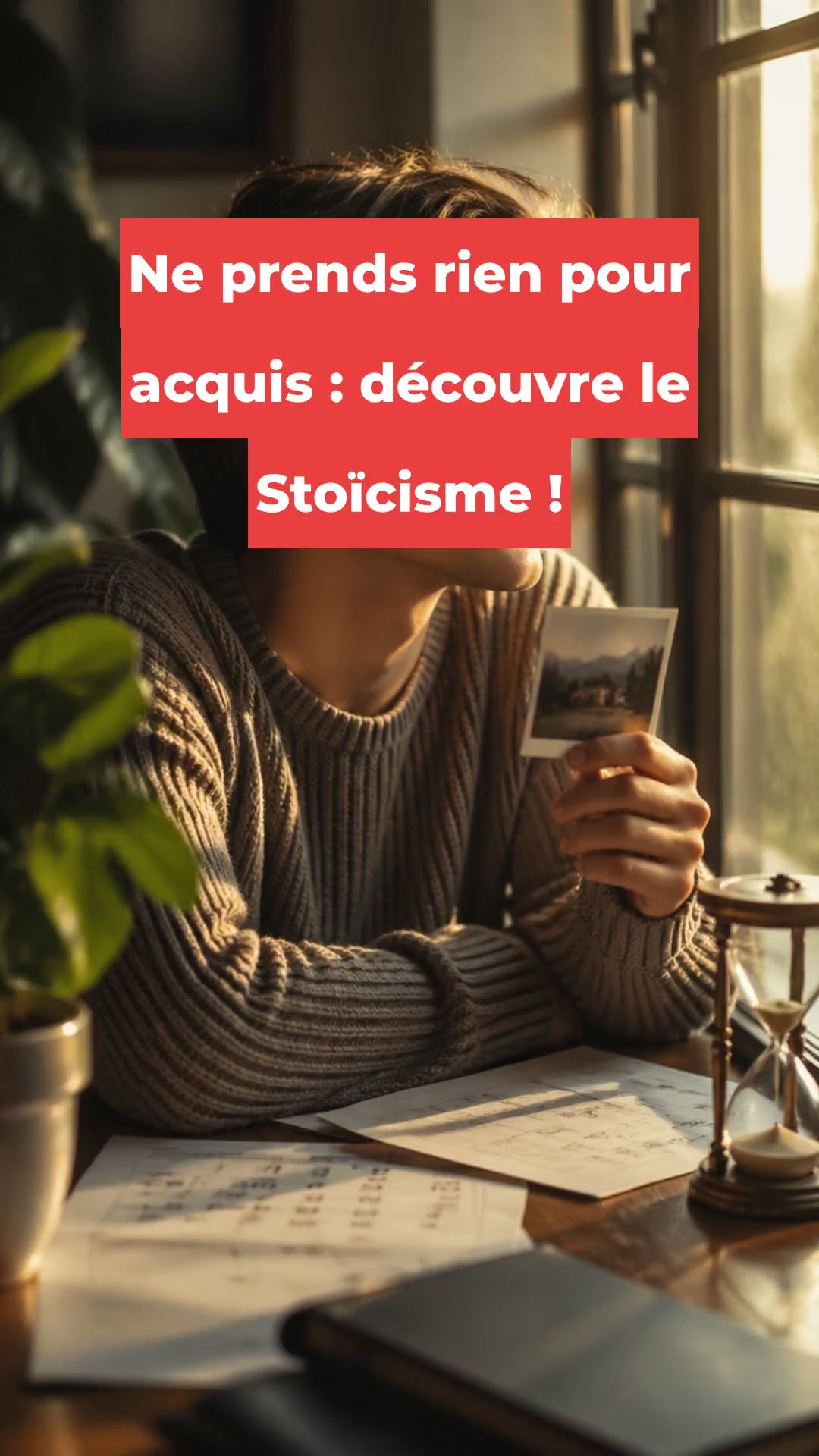 Ne prends rien pour acquis : découvre le Stoïcisme !
