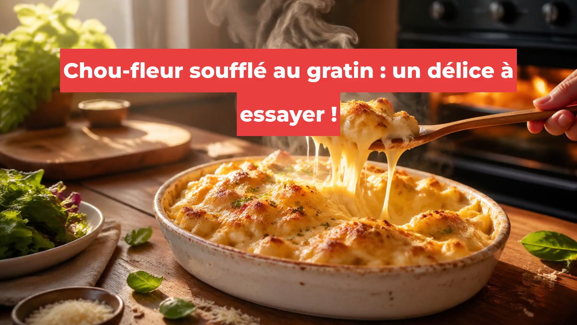 Chou-fleur soufflé au gratin : un délice à essayer !