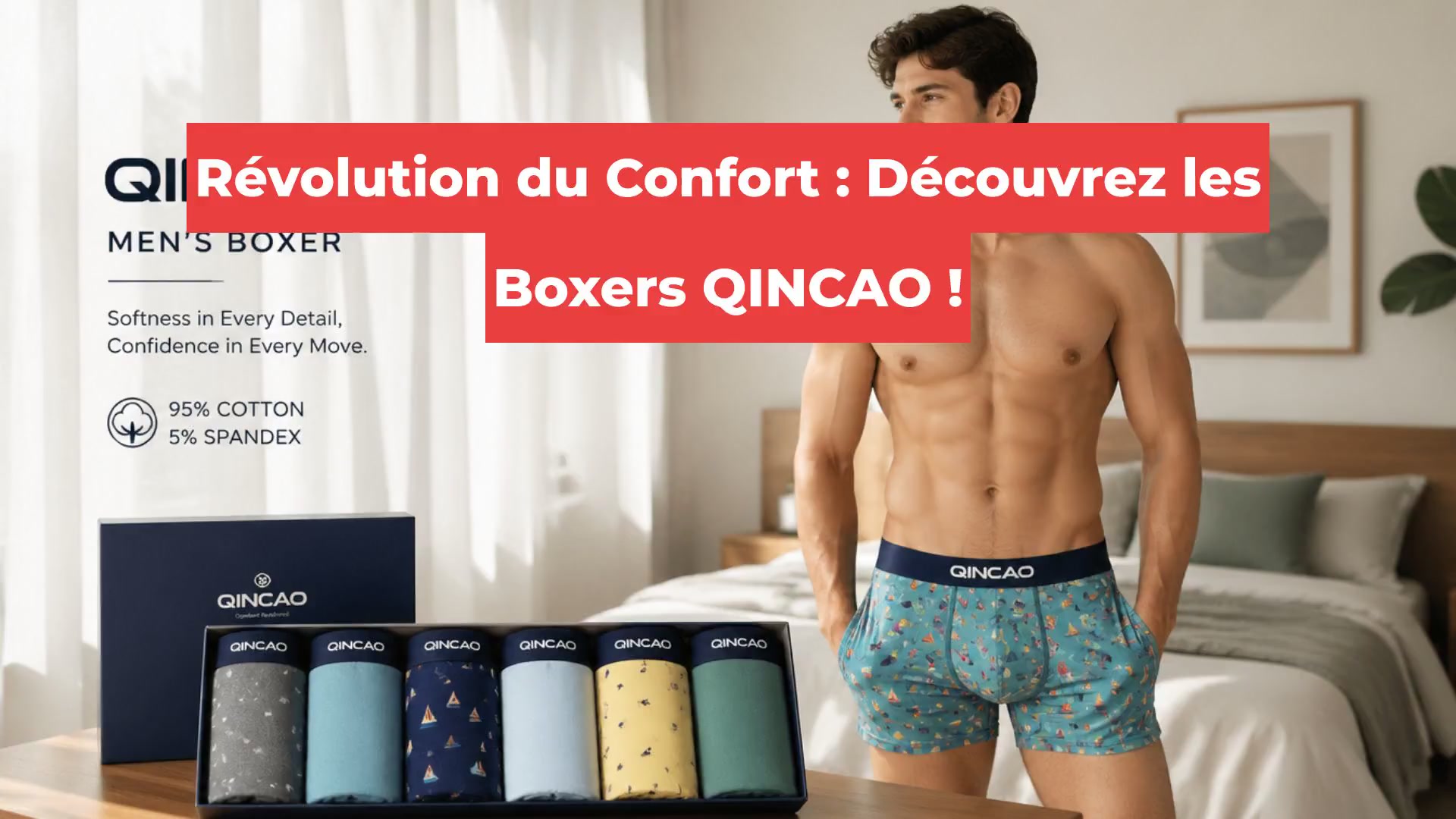 Révolution du Confort : Découvrez les Boxers QINCAO !