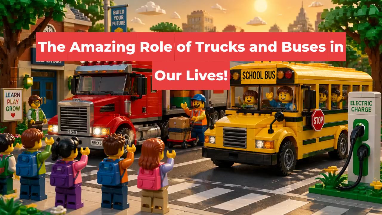 The Amazing Role of Trucks and Buses in Our Lives!