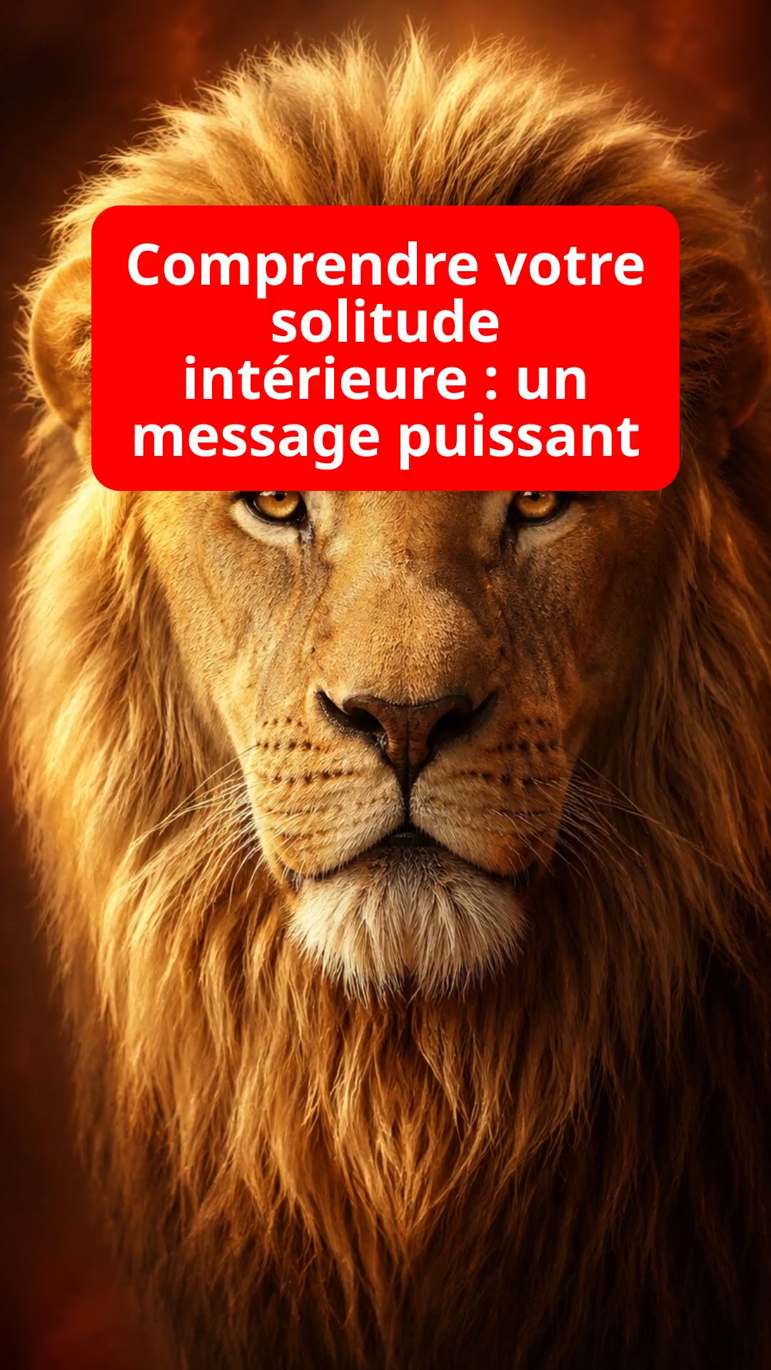 Comprendre votre solitude intérieure : un message puissant