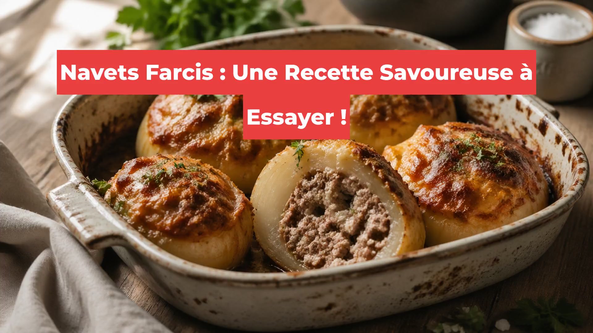 Navets Farcis : Une Recette Savoureuse à Essayer !