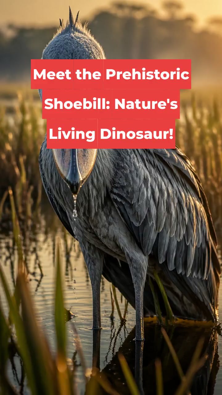 Meet the Prehistoric Shoebill: Nature's Living Dinosaur!