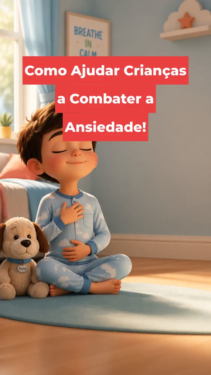 Como Ajudar Crianças a Combater a Ansiedade!
