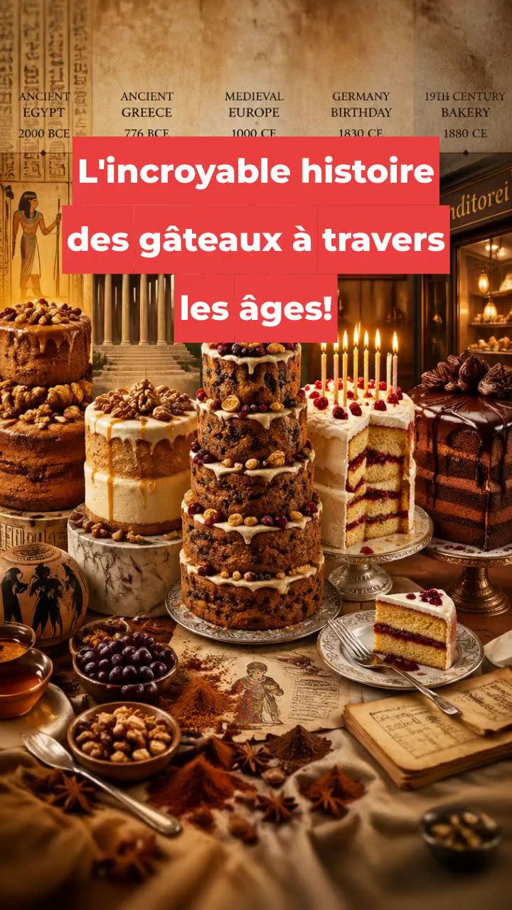 L'incroyable histoire des gâteaux à travers les âges!