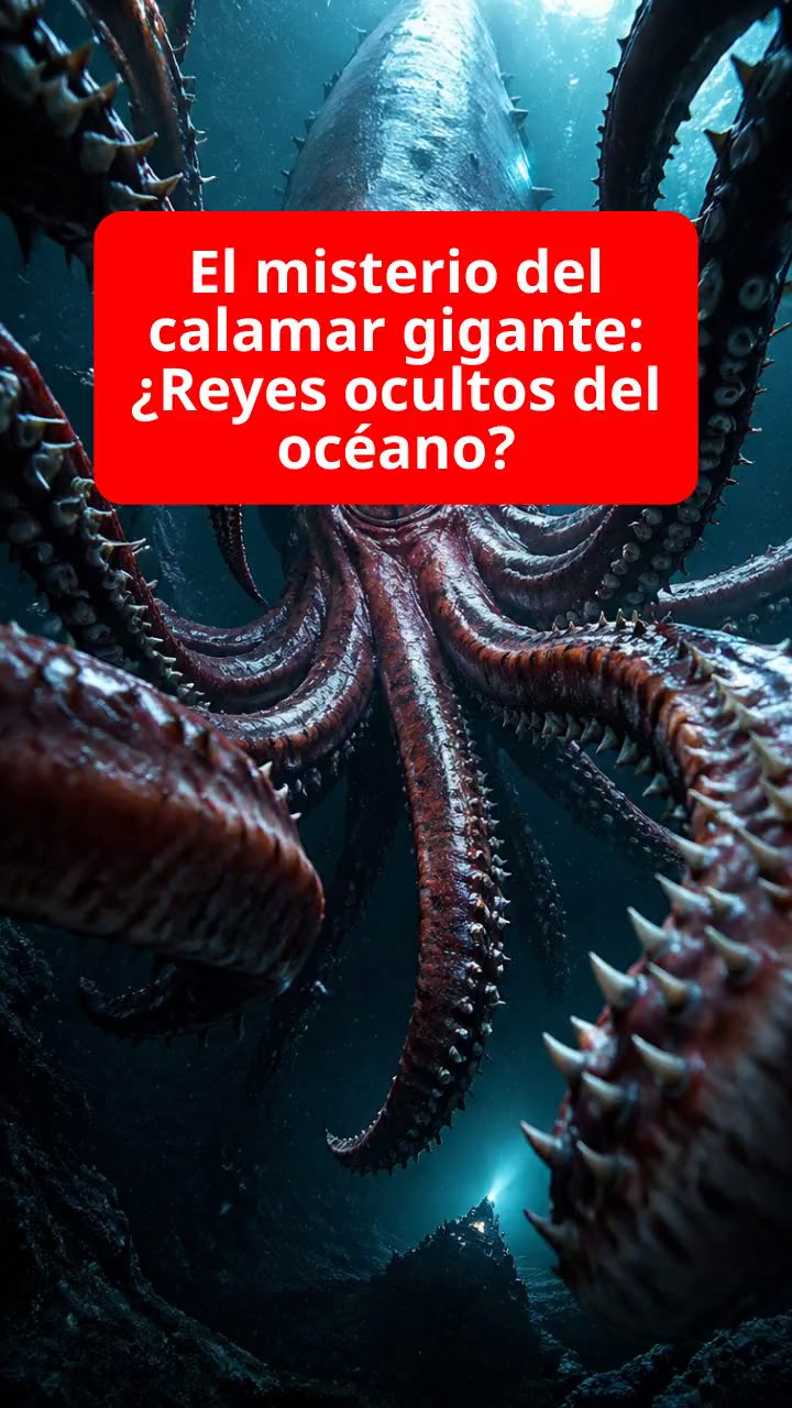 El misterio del calamar gigante: ¿Reyes ocultos del océano?