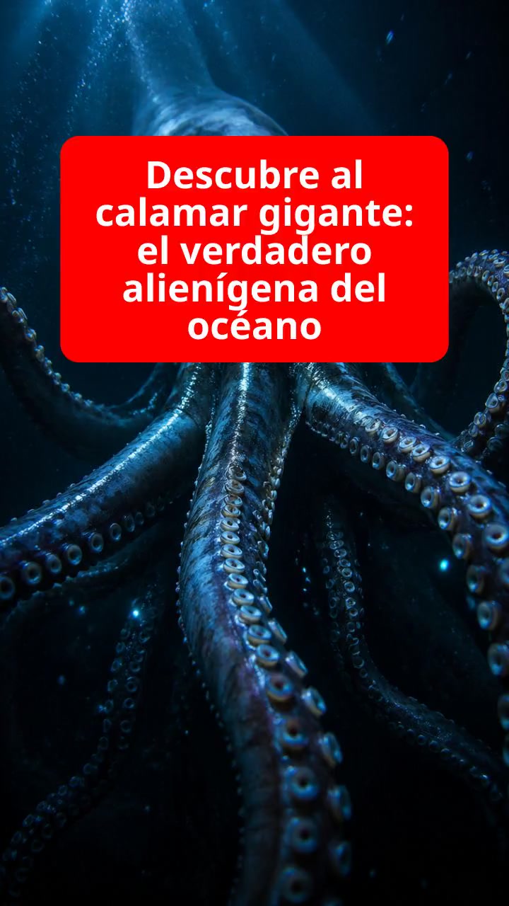 Descubre al calamar gigante: el verdadero alienígena del océano