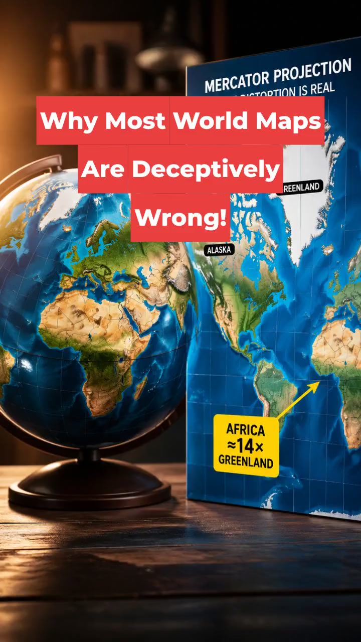 Why Most World Maps Are Deceptively Wrong!