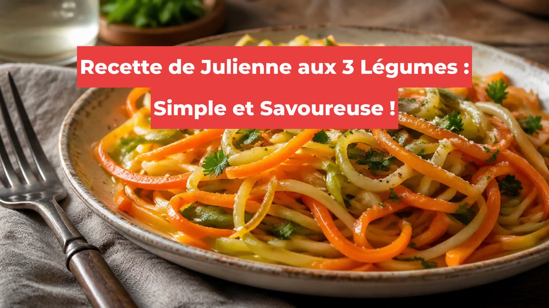 Recette de Julienne aux 3 Légumes : Simple et Savoureuse !