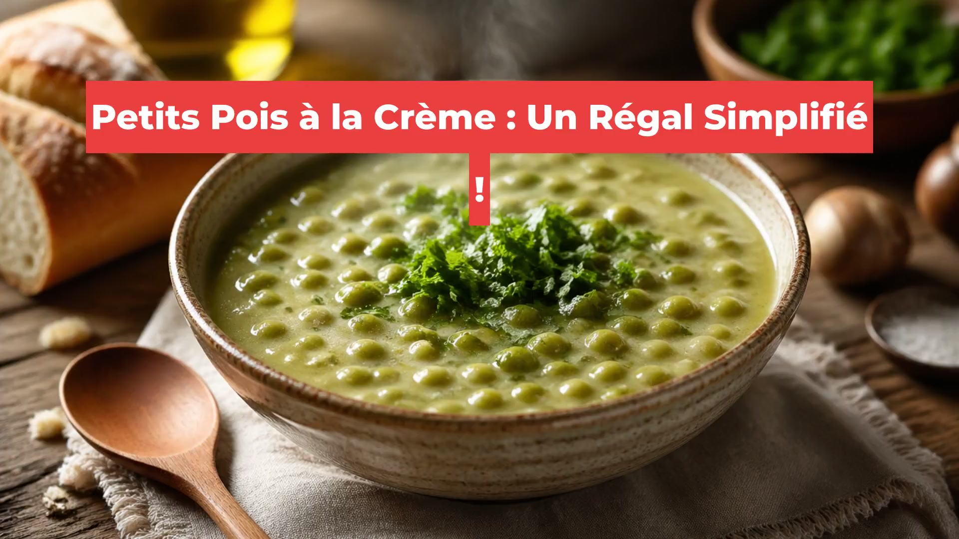 Petits Pois à la Crème : Un Régal Simplifié !