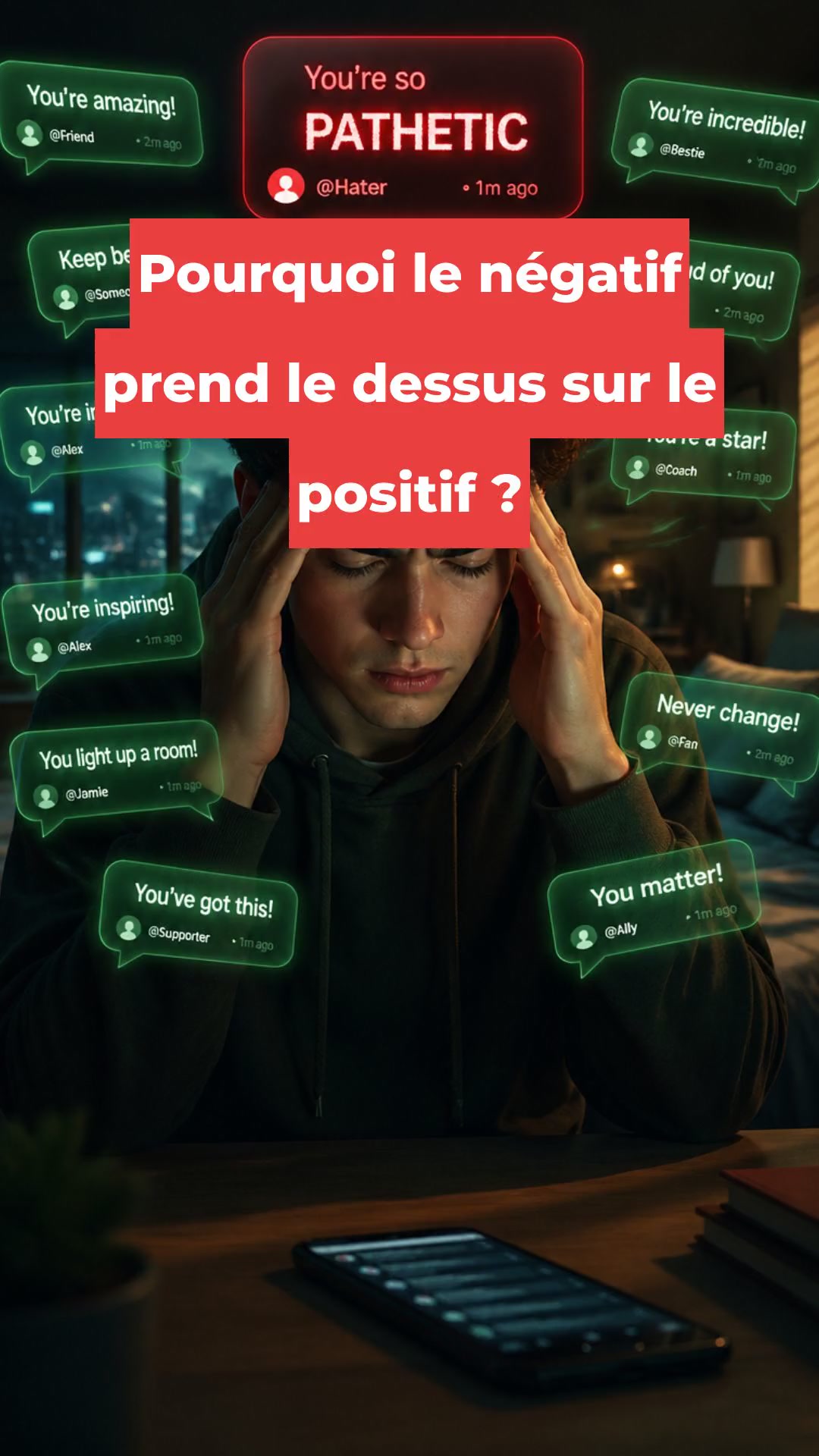 Pourquoi le négatif prend le dessus sur le positif ?