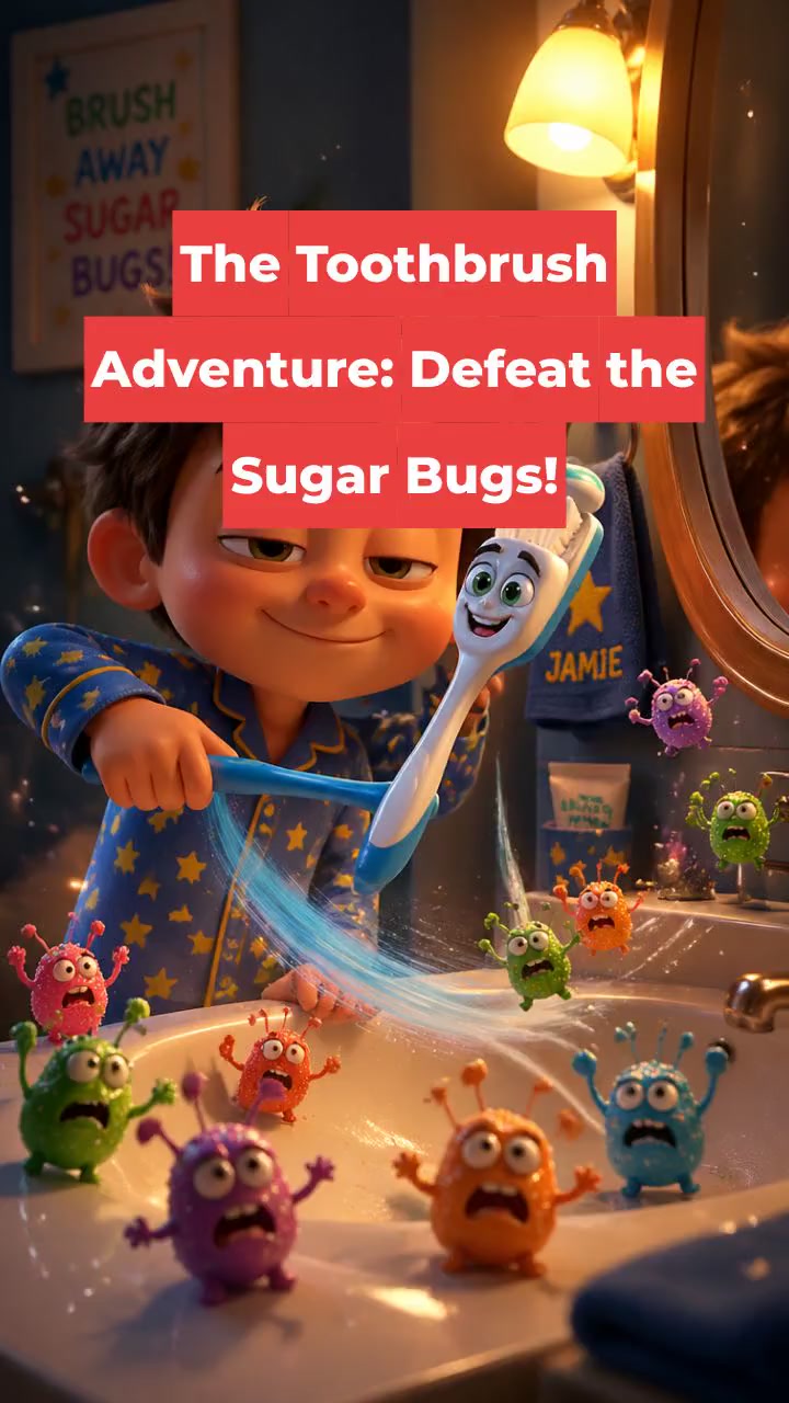 The Toothbrush Adventure: Defeat the Sugar Bugs!