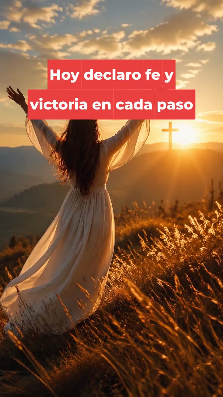 Hoy declaro fe y victoria en cada paso