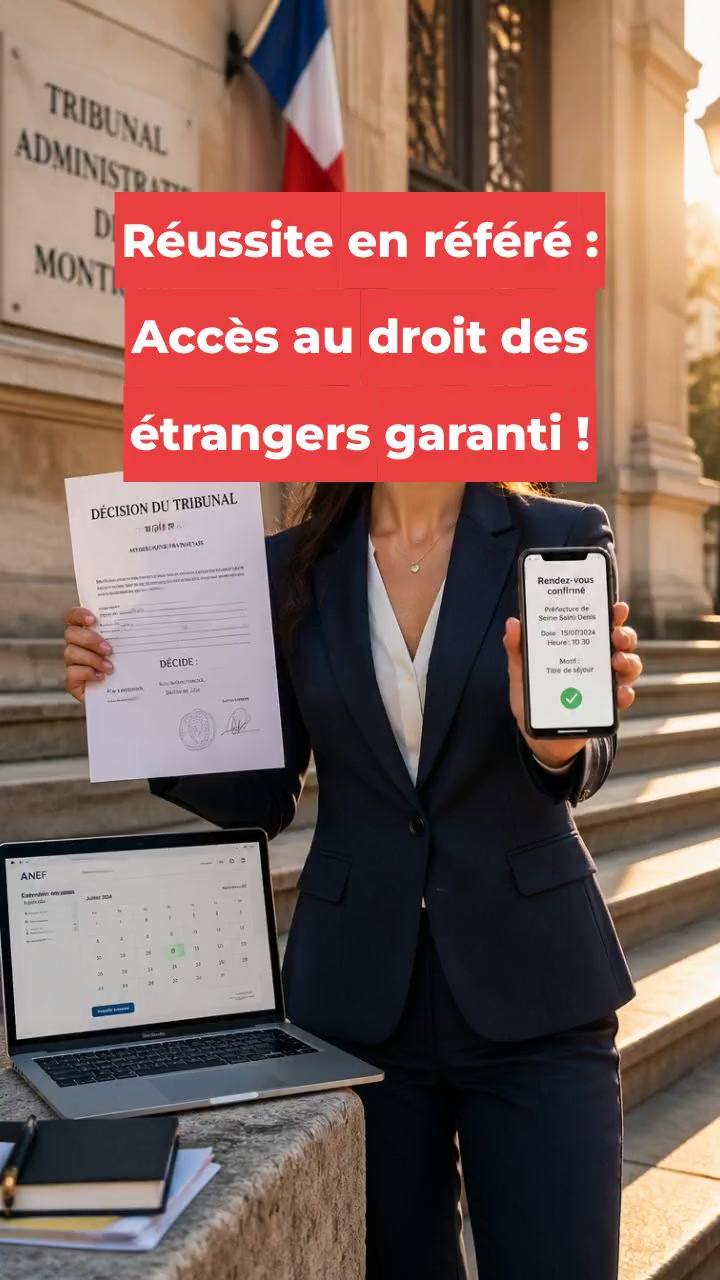 Réussite en référé : Accès au droit des étrangers garanti !