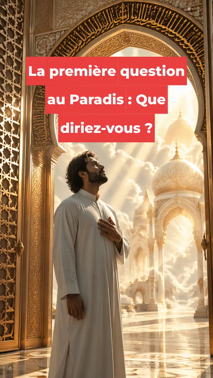 La première question au Paradis : Que diriez-vous ?
