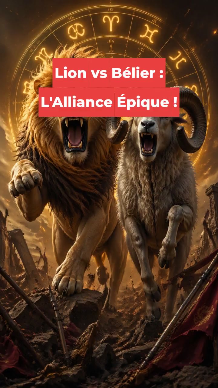 Lion vs Bélier : L'Alliance Épique !