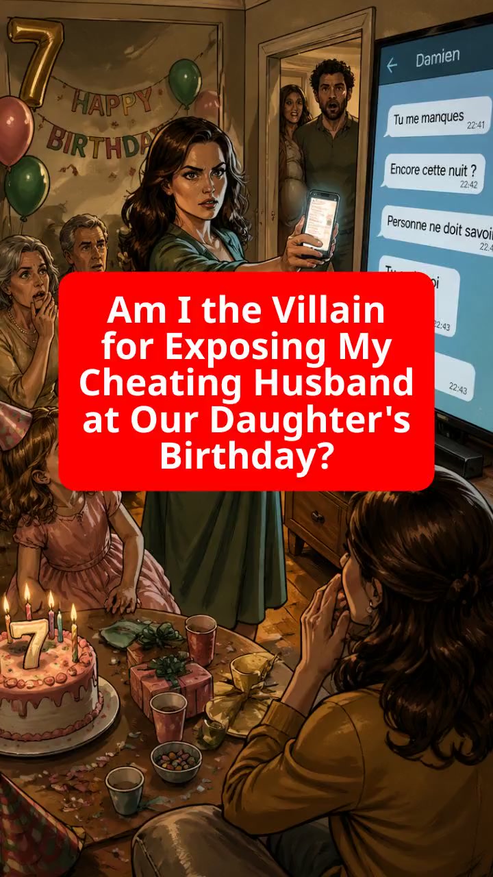 Am I the Villain for Exposing My Cheating Husband at Our Daughter's Birthday?