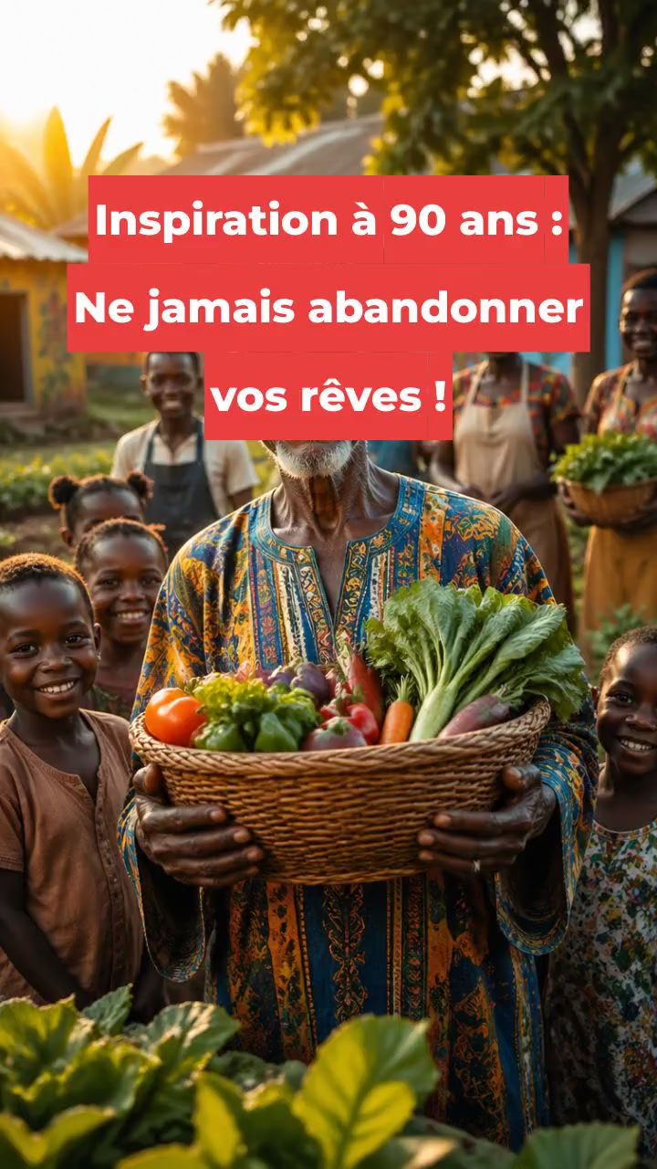 Inspiration à 90 ans : Ne jamais abandonner vos rêves !