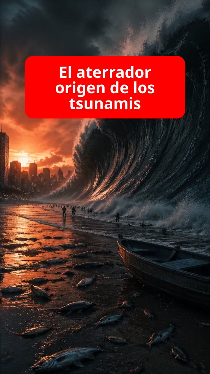 El aterrador origen de los tsunamis