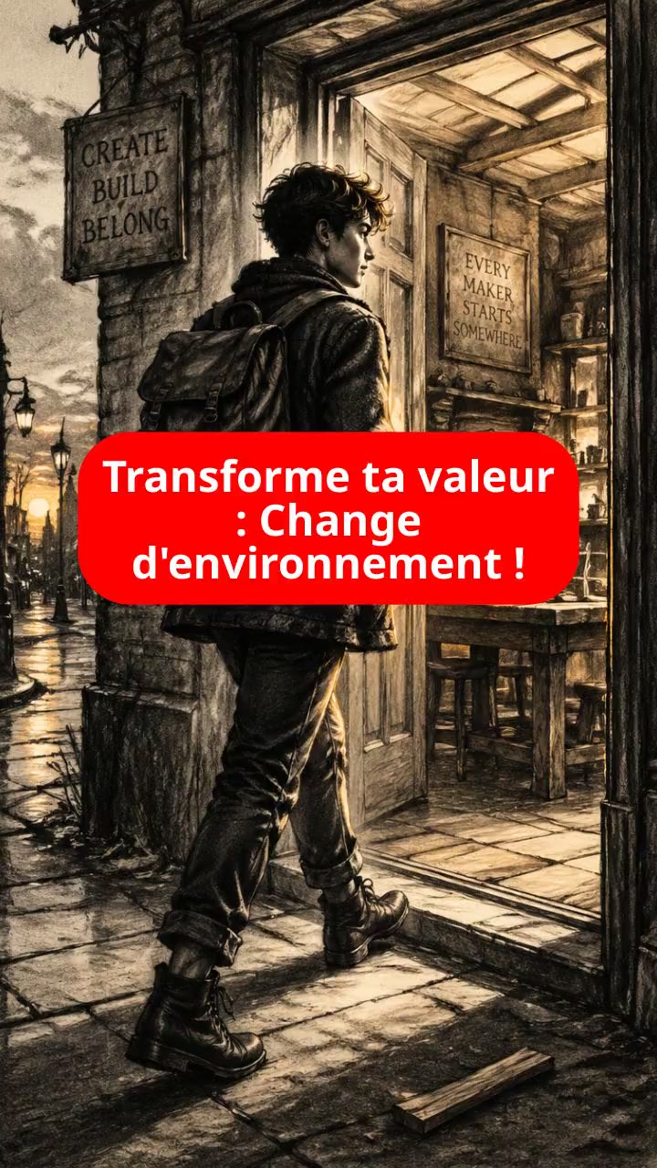 Transforme ta valeur : Change d'environnement !