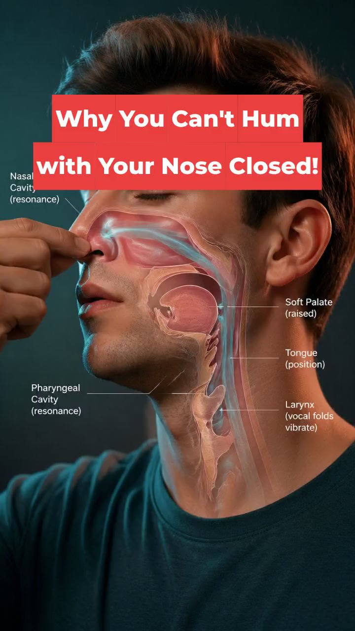 Why You Can't Hum with Your Nose Closed!