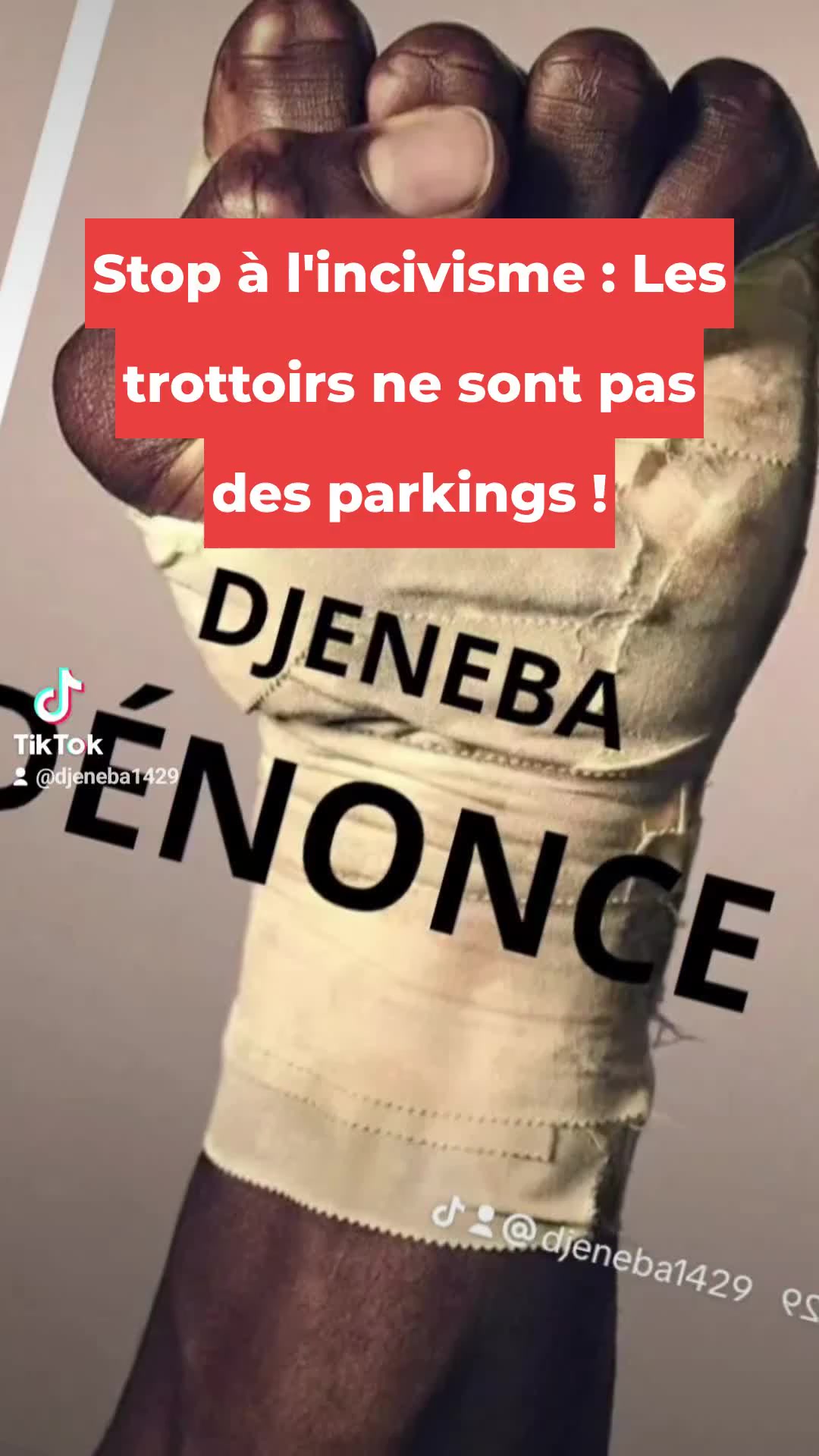Stop à l'incivisme : Les trottoirs ne sont pas des parkings !