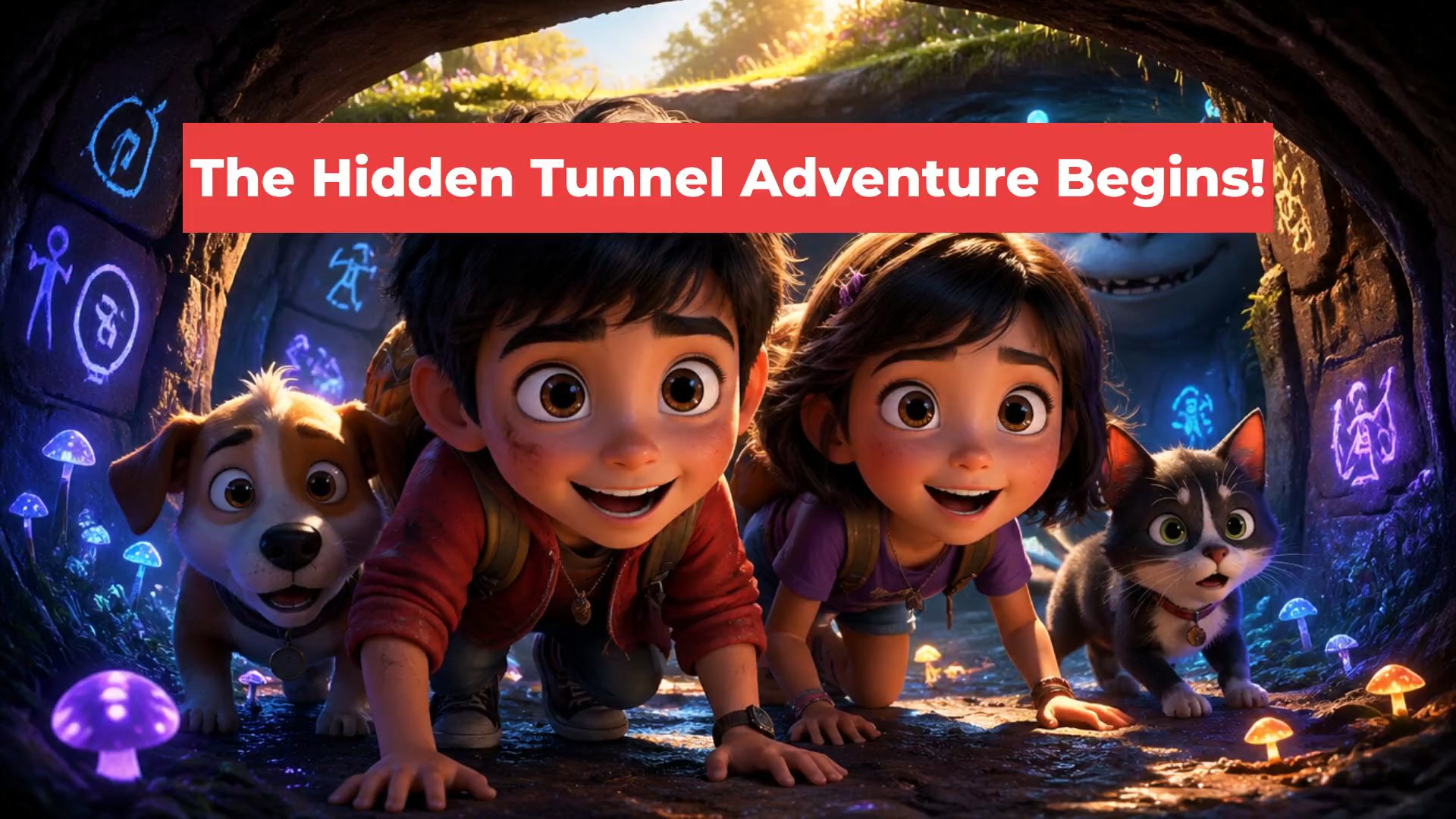 The Hidden Tunnel Adventure Begins!
