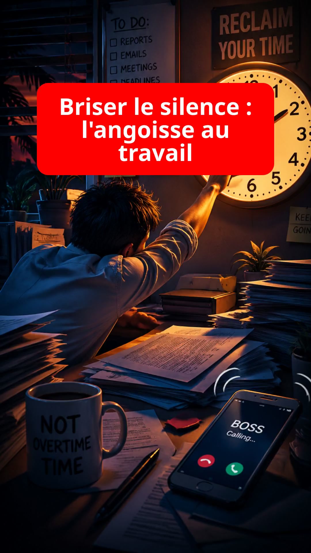 Briser le silence : l'angoisse au travail