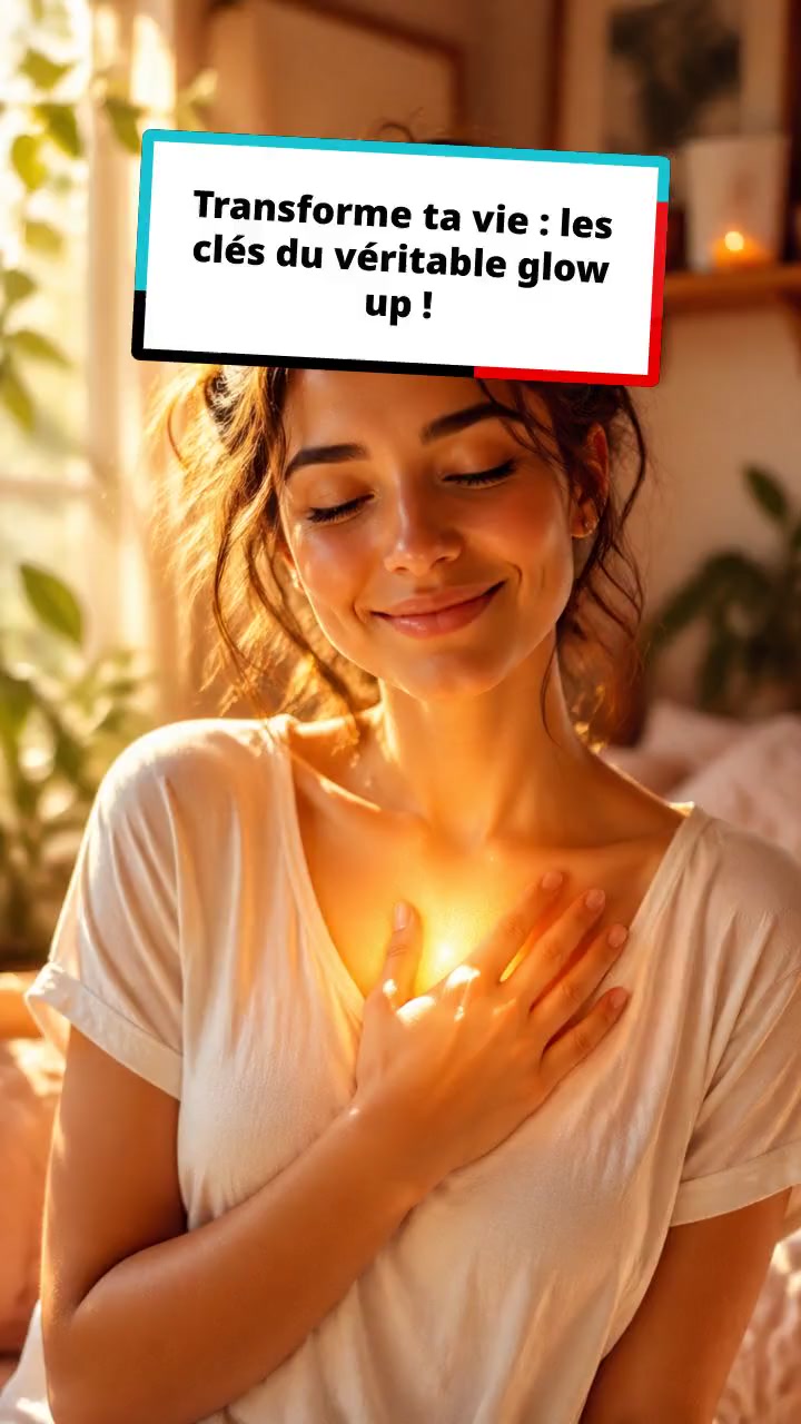 Transforme ta vie : les clés du véritable glow up !