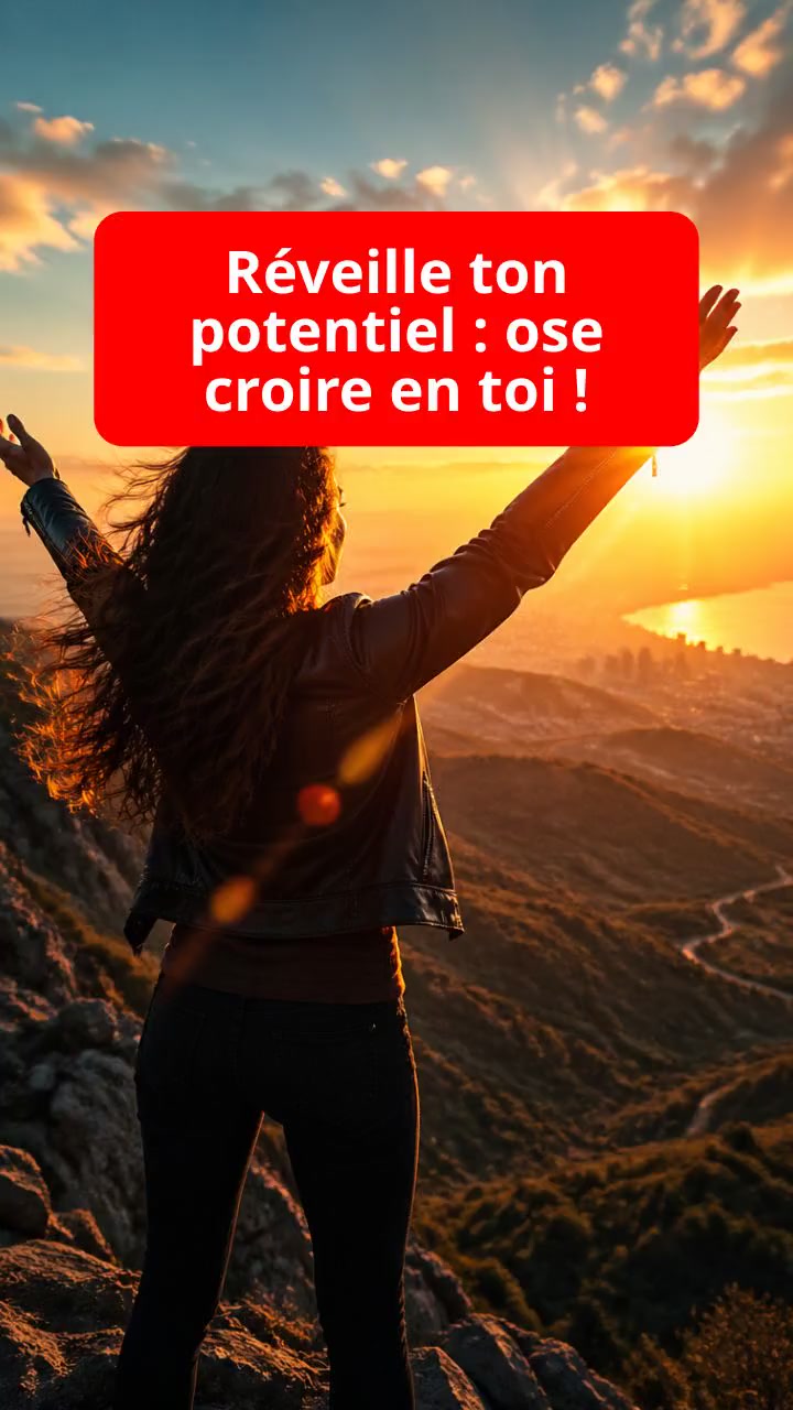 Réveille ton potentiel : ose croire en toi !