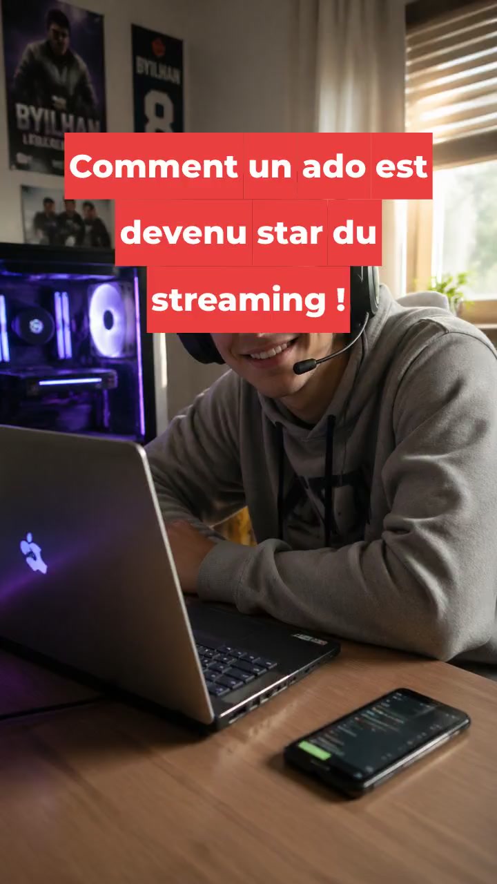 Comment un ado est devenu star du streaming !