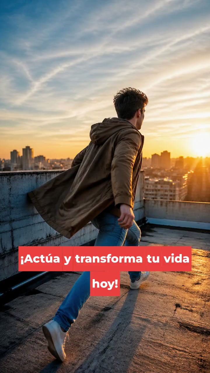 ¡Actúa y transforma tu vida hoy!