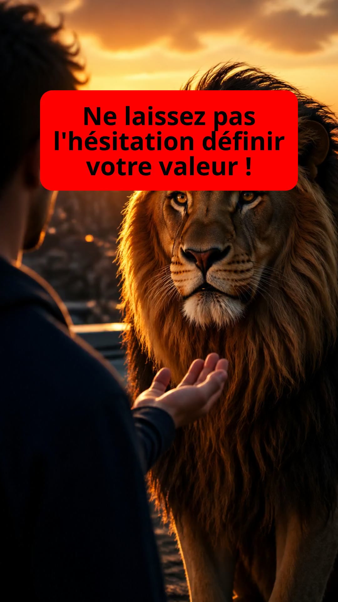 Ne laissez pas l'hésitation définir votre valeur !