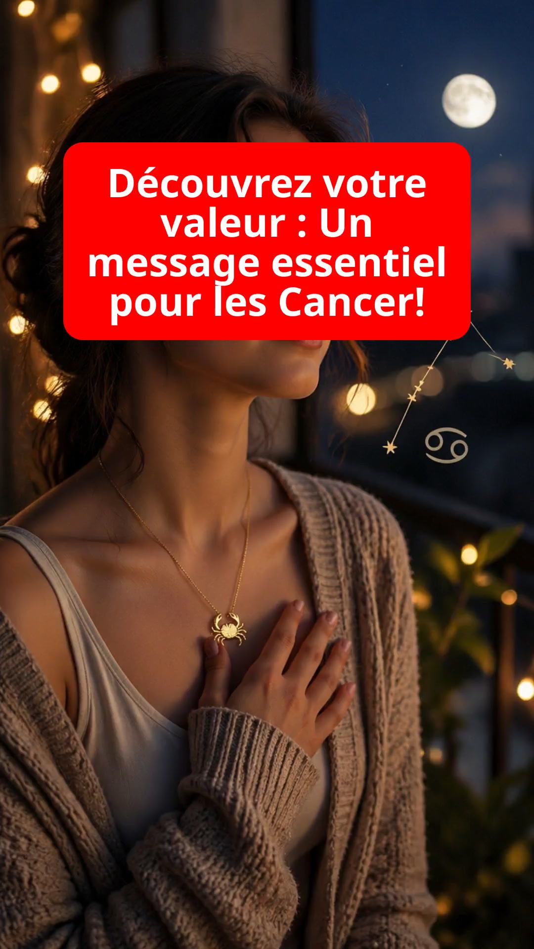 Découvrez votre valeur : Un message essentiel pour les Cancer!