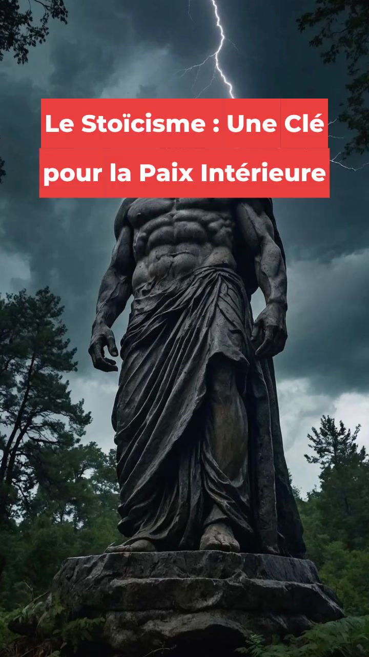 Le Stoïcisme : Une Clé pour la Paix Intérieure